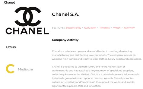 chanel company core values|Chanel sustainability goals.